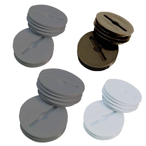 3 4 plastic knockout electrical box|plastic electrical box knockout plugs.